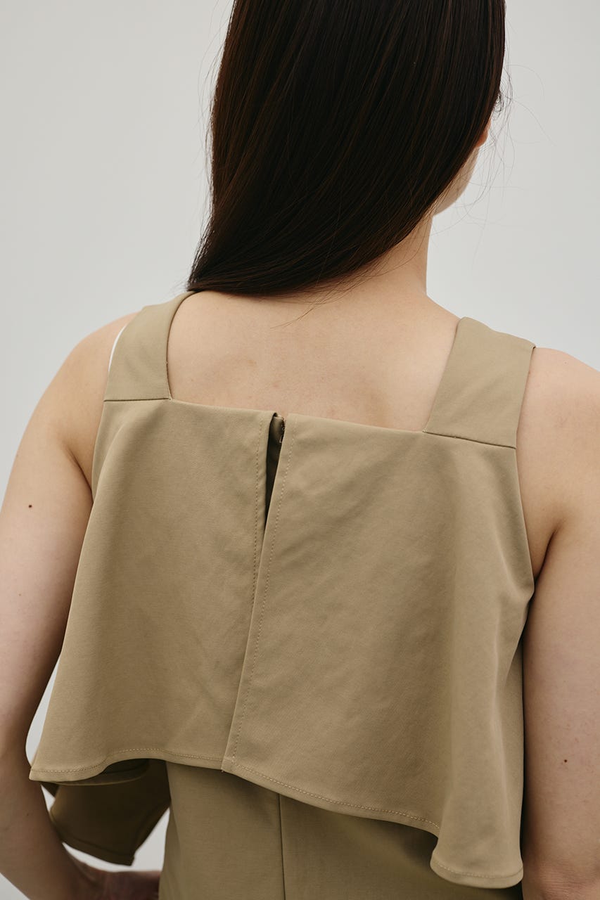 フリルコクーンワンピース BEG M