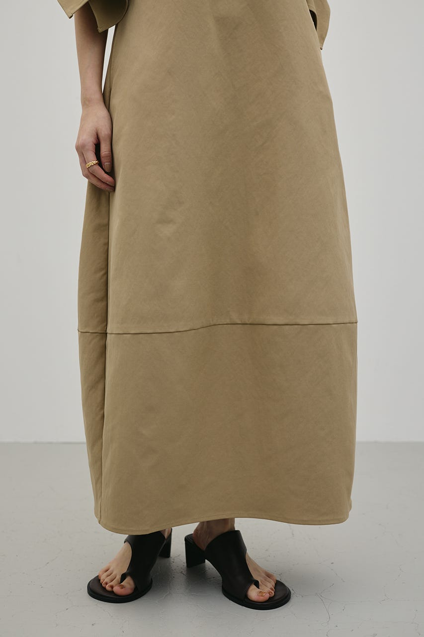 フリルコクーンワンピース BEG M