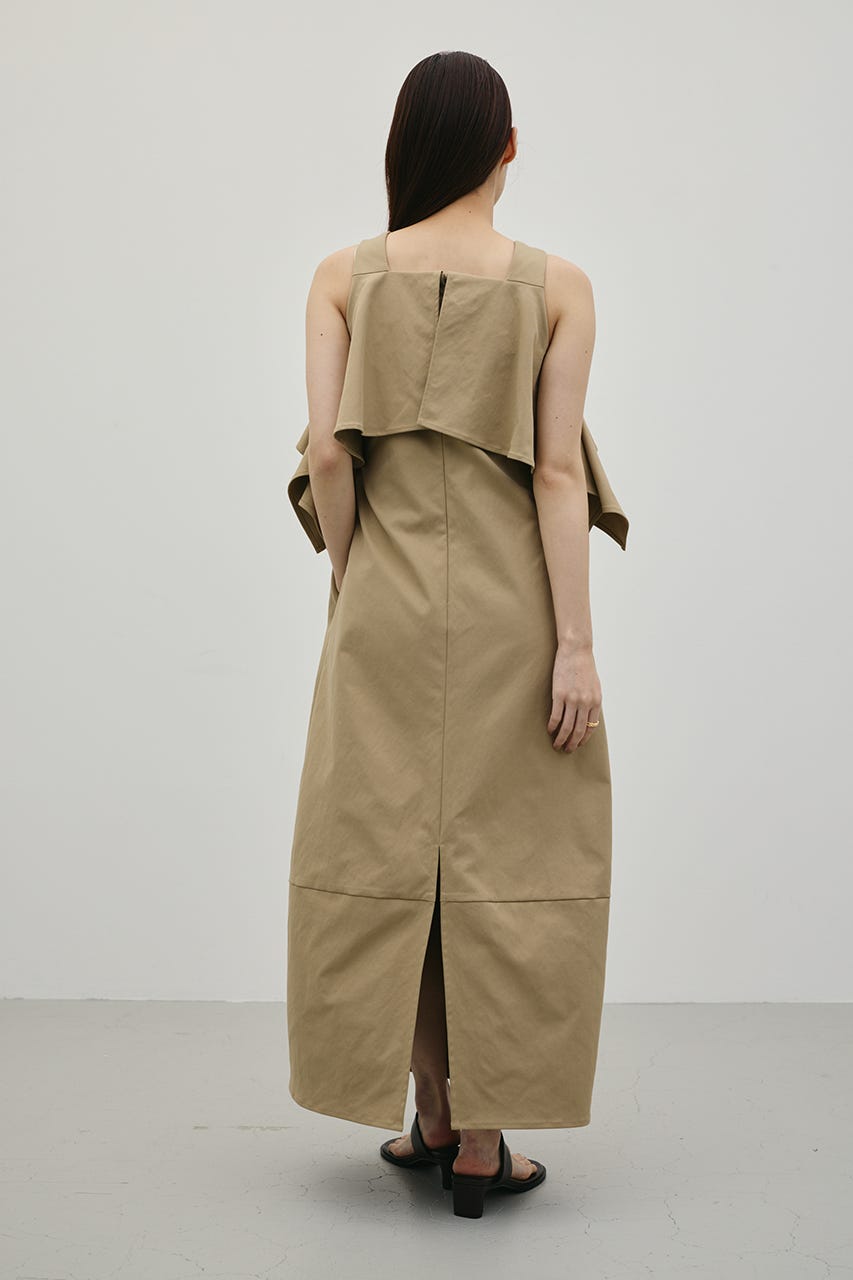 フリルコクーンワンピース BEG M