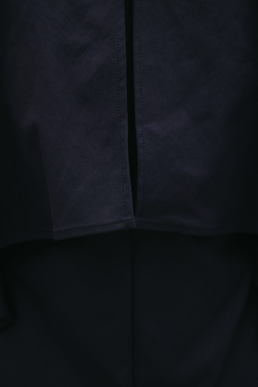 フリルコクーンワンピース NVY M