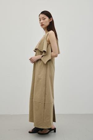 フリルコクーンワンピース