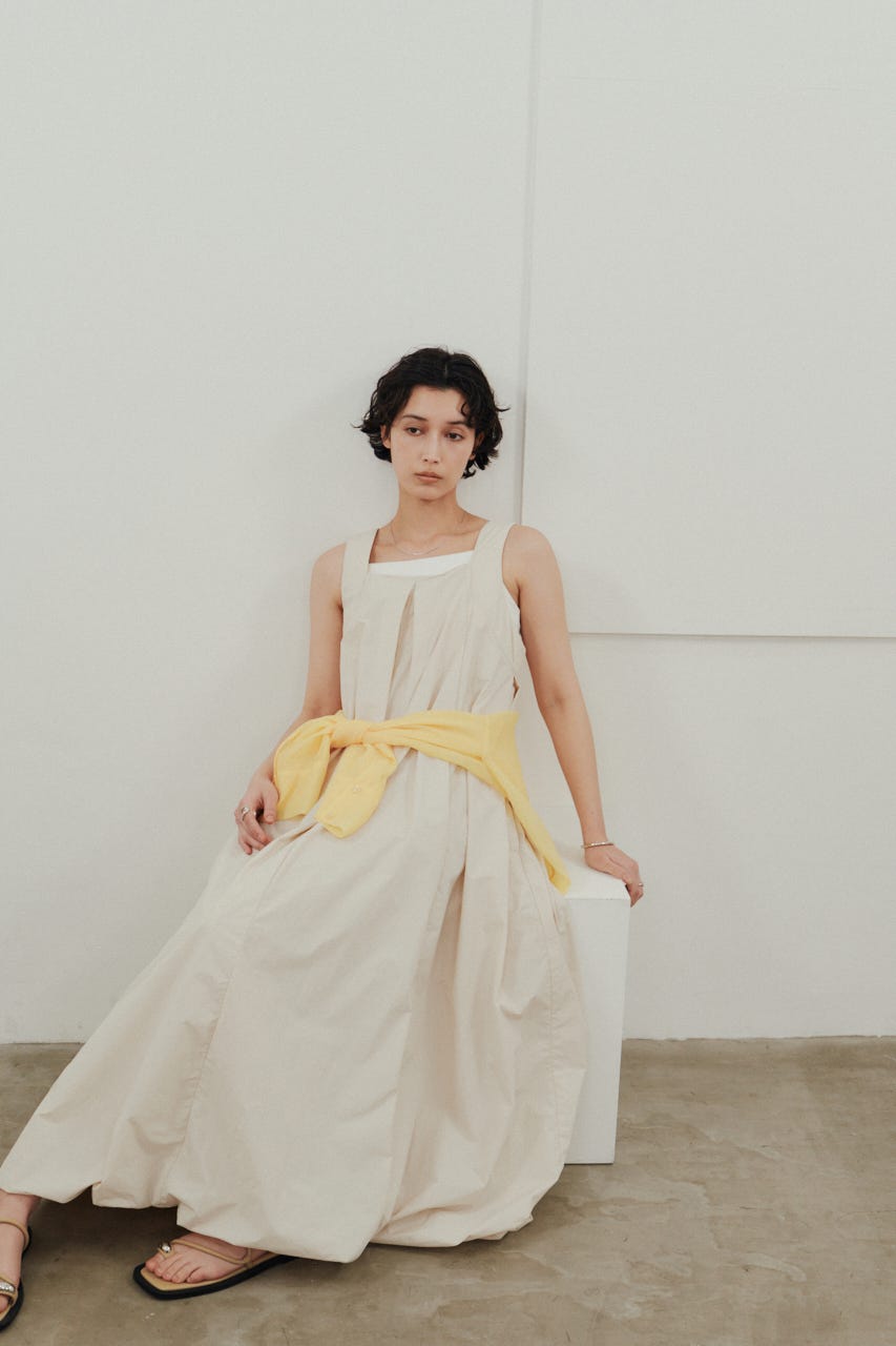 ACTIVE撥水UVバルーンワンピース IVOY S