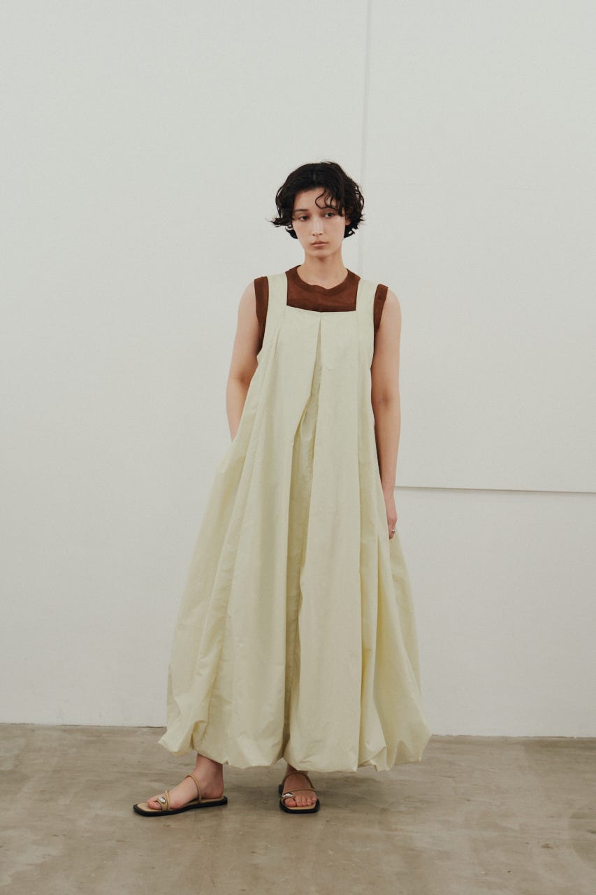 ACTIVE撥水UVバルーンワンピース MINT M