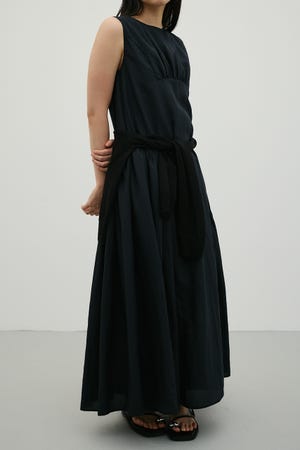 ギャザーパネルリラックスワンピース