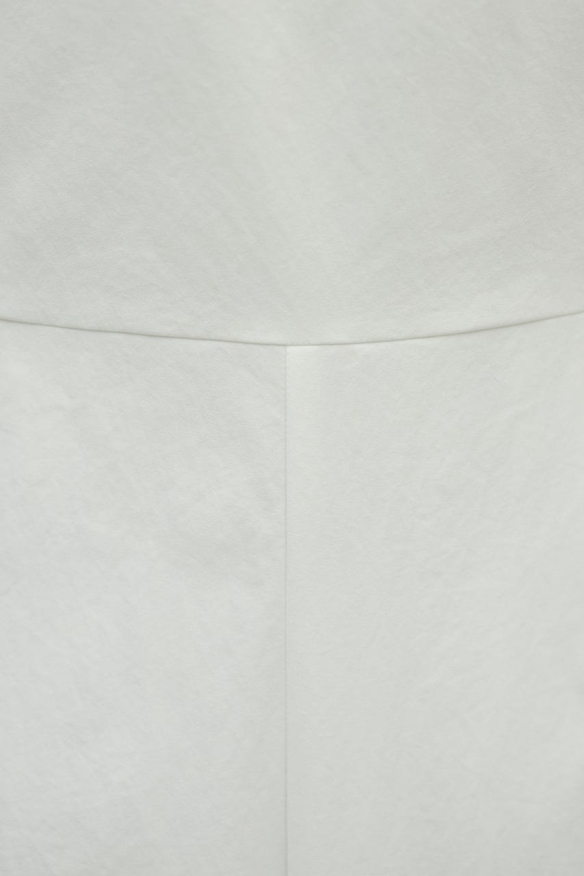 フレアマキシシャツワンピース WHT M