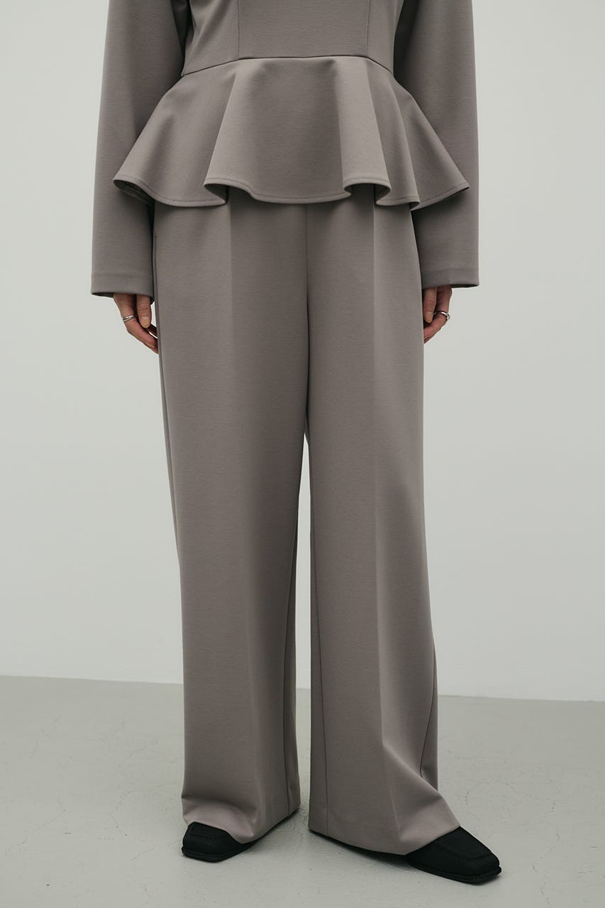 ペプラムフリルオールインワン GRY M