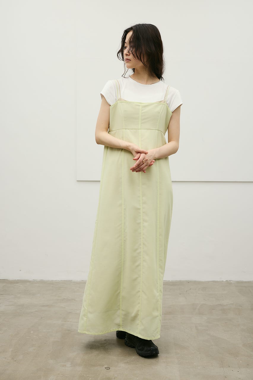 リネンミックスレイヤードキャミワンピース MINT M