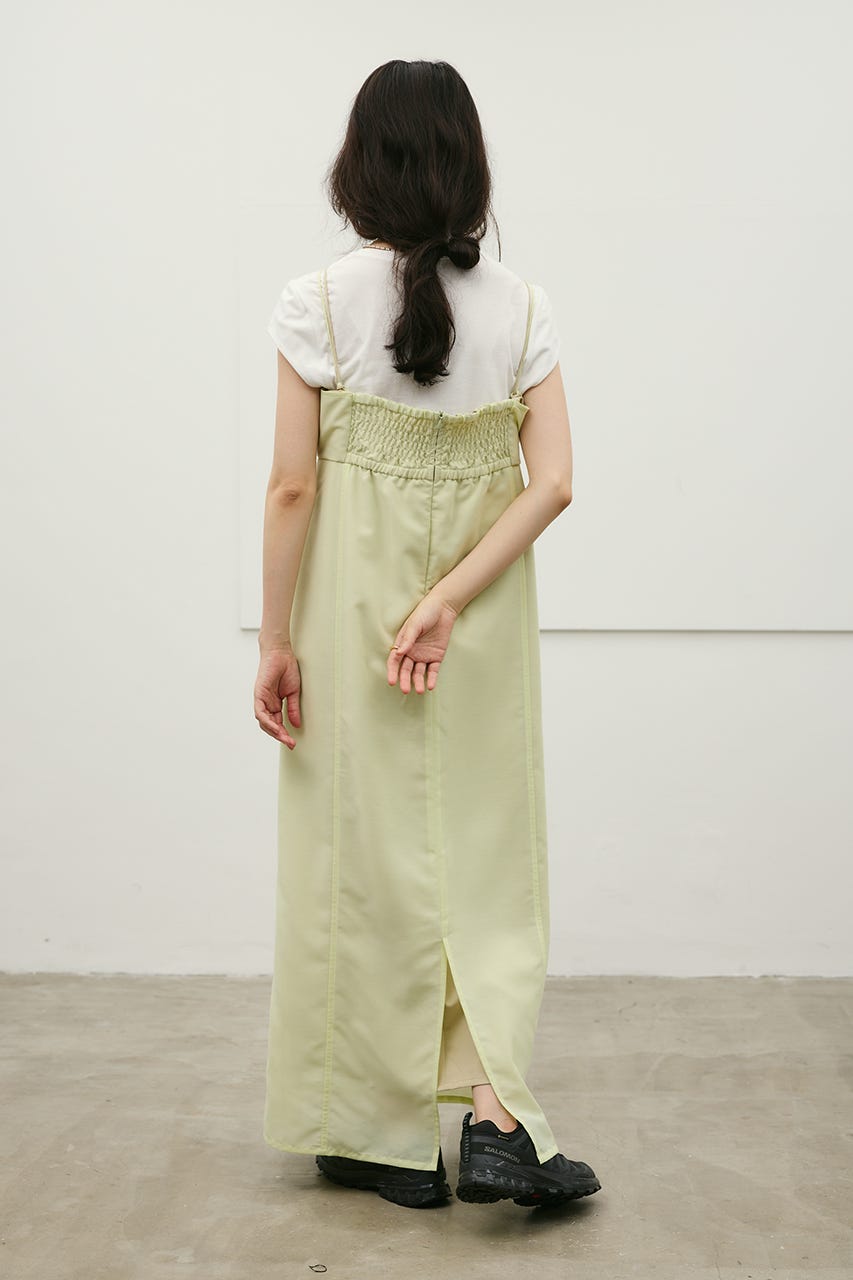 リネンミックスレイヤードキャミワンピース MINT M