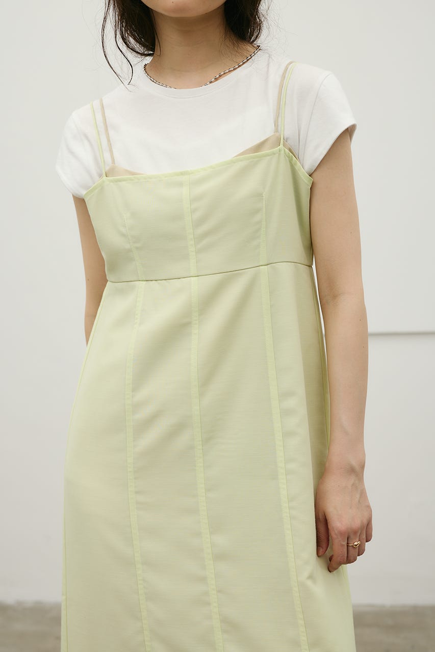 リネンミックスレイヤードキャミワンピース MINT M