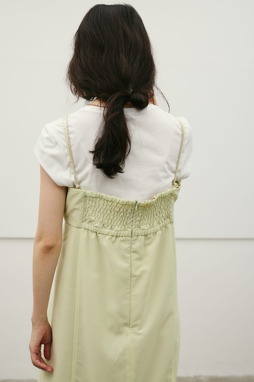 リネンミックスレイヤードキャミワンピース MINT M