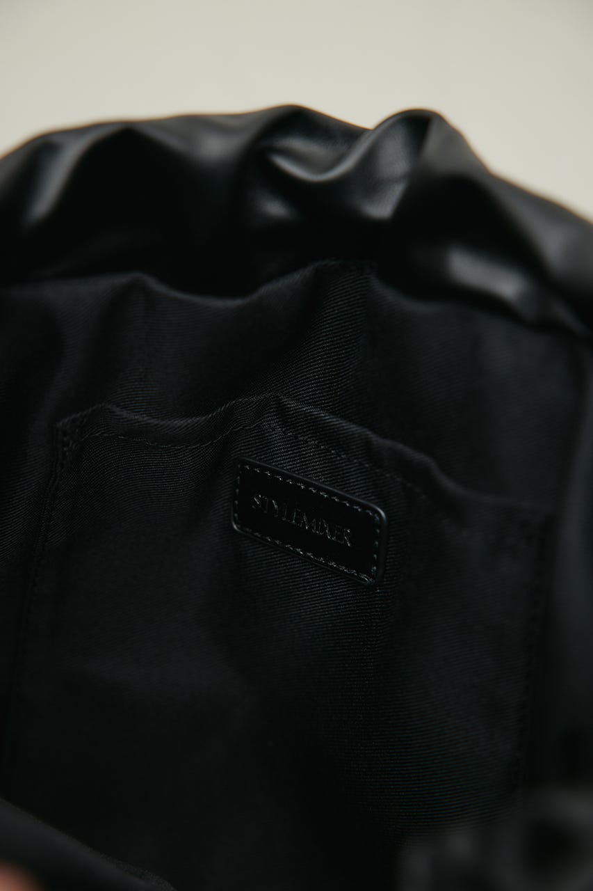 2WAYフラッフィーバッグ BLK FREE