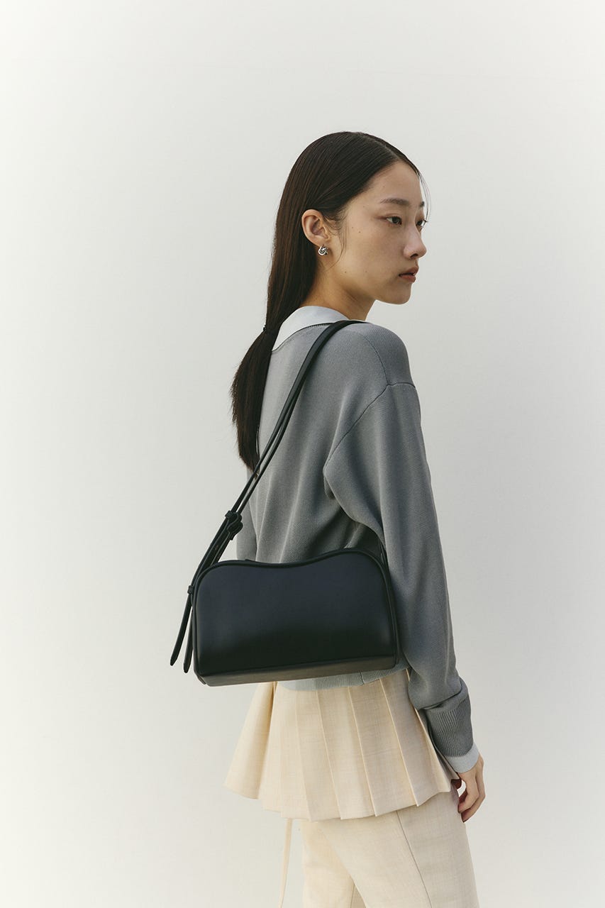 Wストラップカーブバッグ BLK FREE