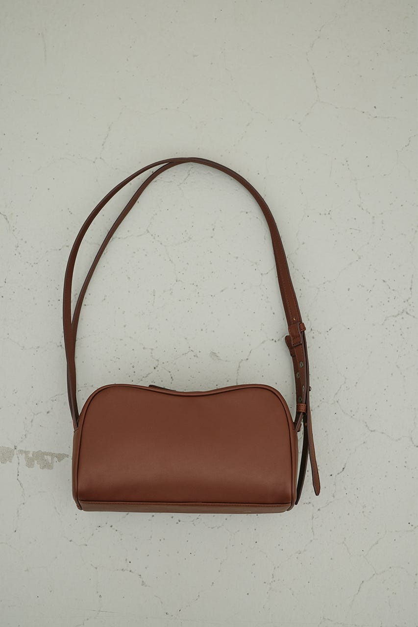 Wストラップカーブバッグ BRN FREE