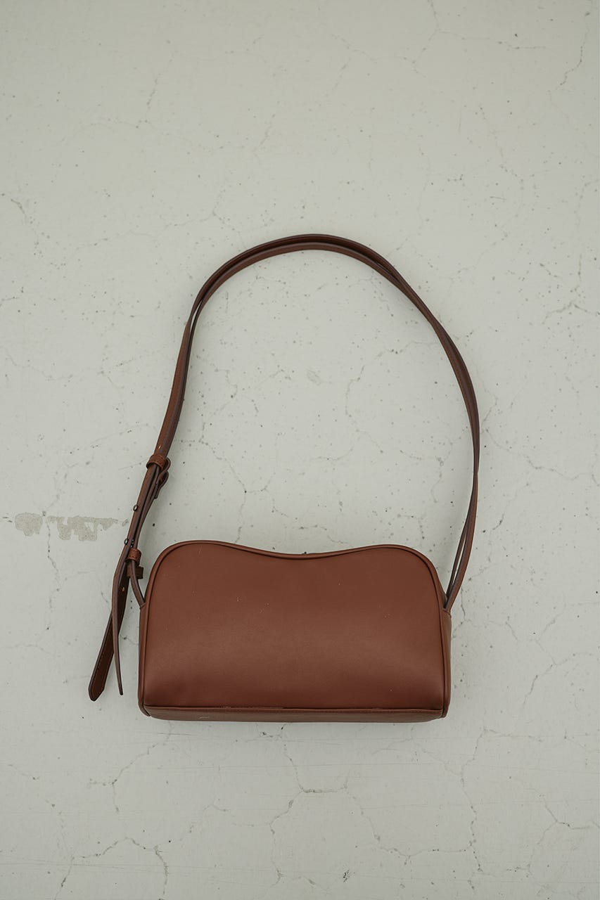 Wストラップカーブバッグ BRN FREE