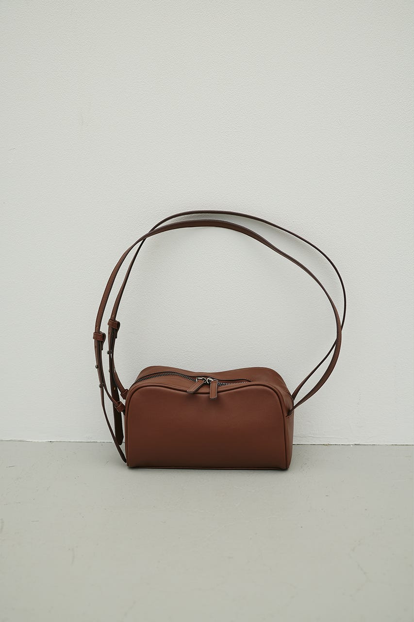 Wストラップカーブバッグ BRN FREE