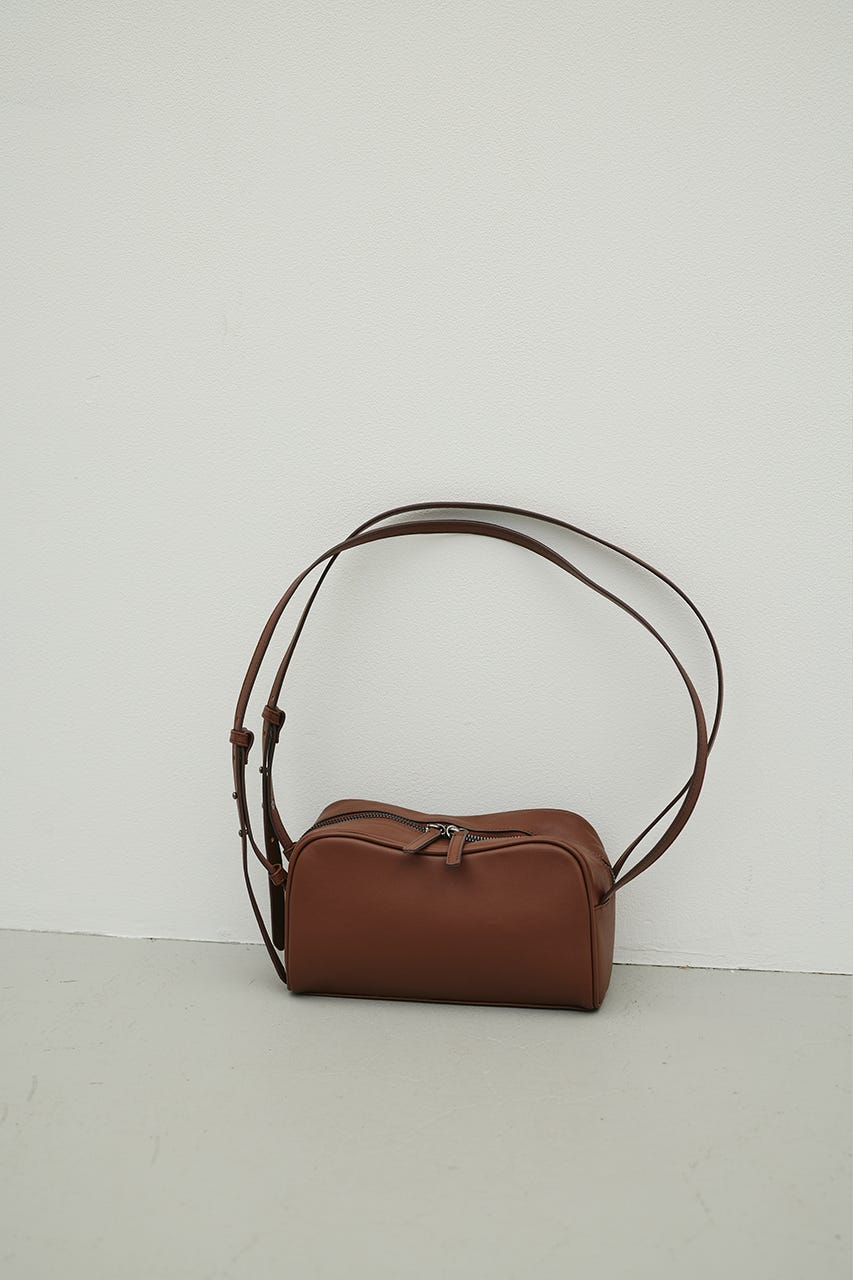 Wストラップカーブバッグ BRN FREE