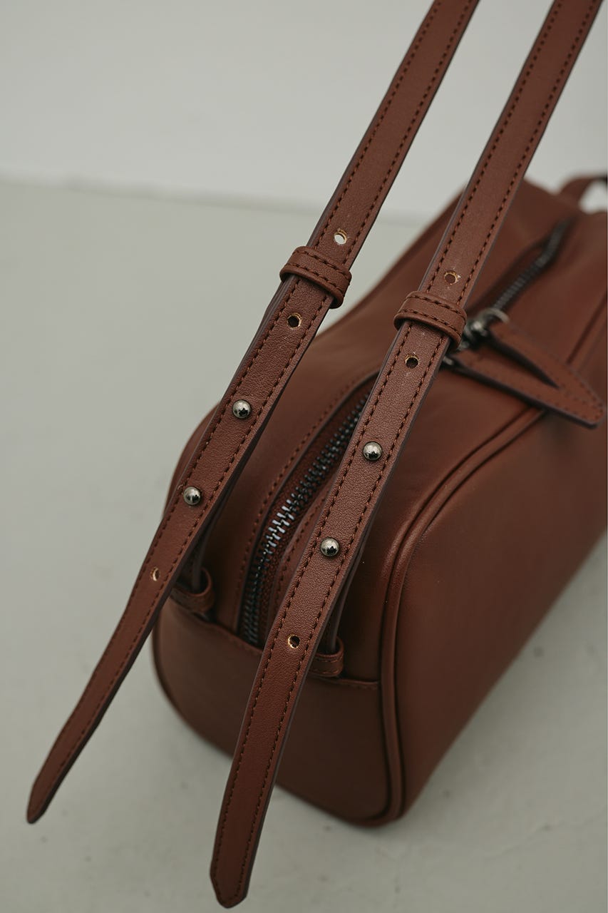 Wストラップカーブバッグ BRN FREE