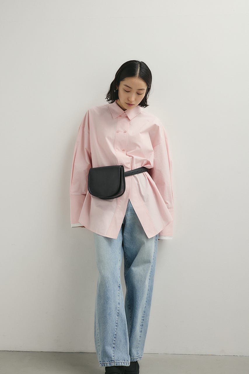 ベルテッドウエストバッグ BLK FREE