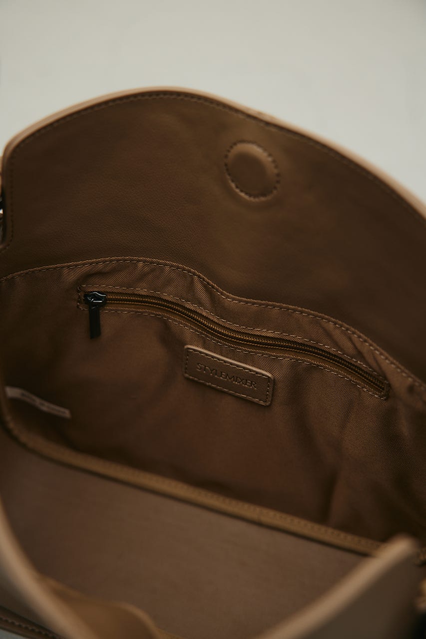 2WAYスクエアバッグ L/BRN FREE