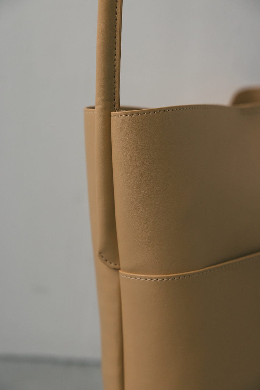 ワンハンドルトートバッグ BEG FREE