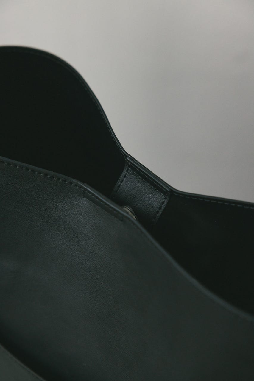 ワンハンドルトートバッグ BLK FREE