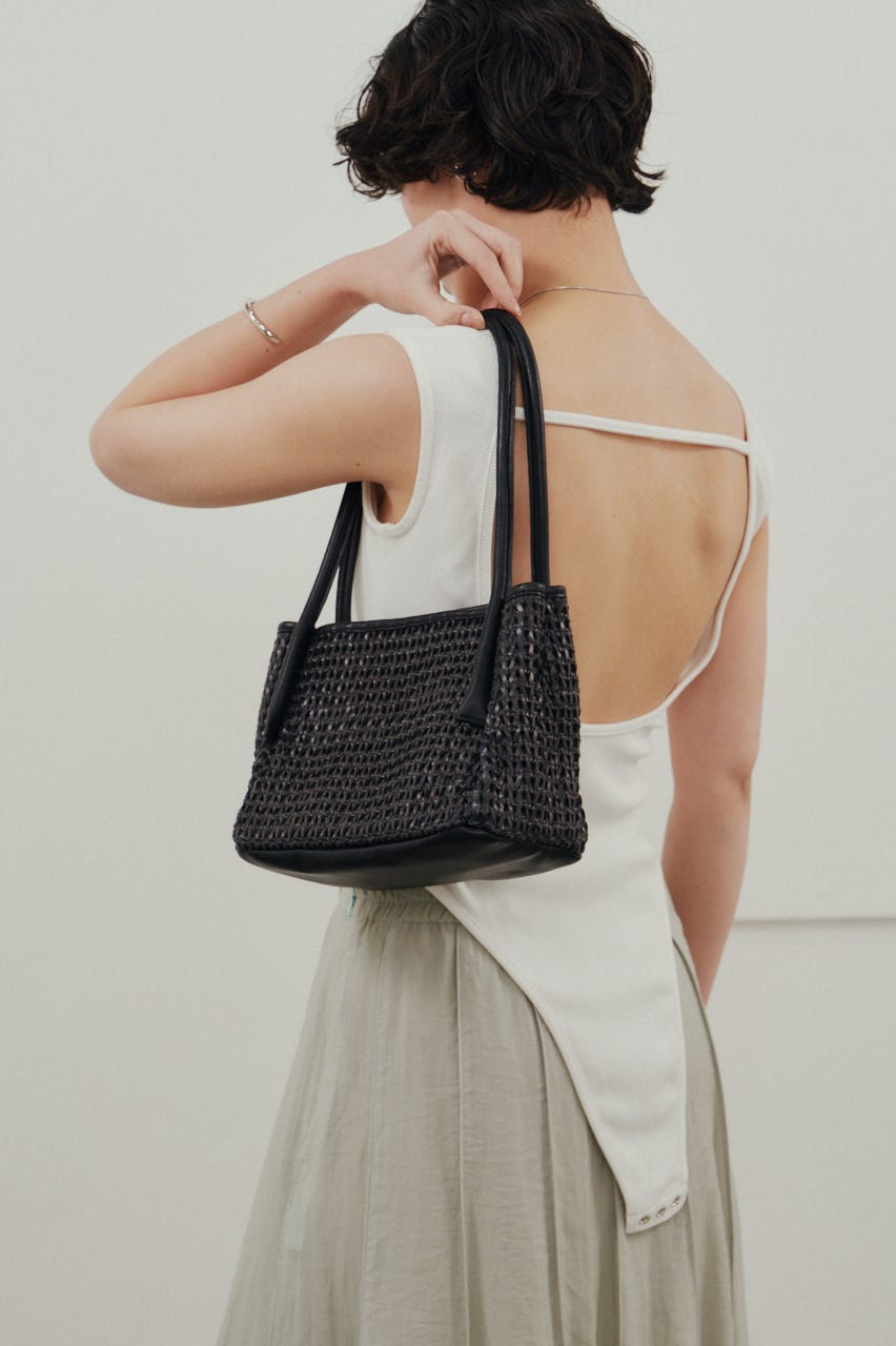 メッシュスクエアバッグ BLK FREE