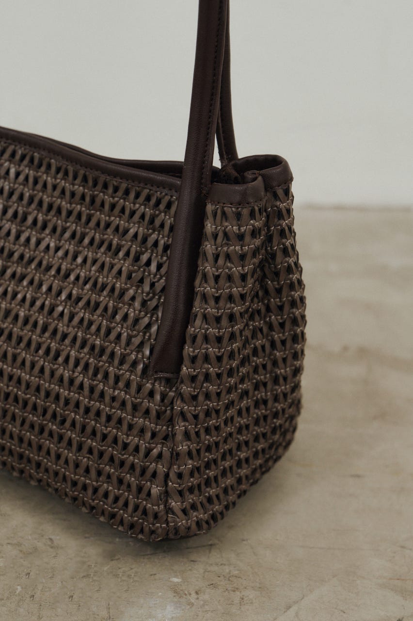 メッシュスクエアバッグ BRN FREE