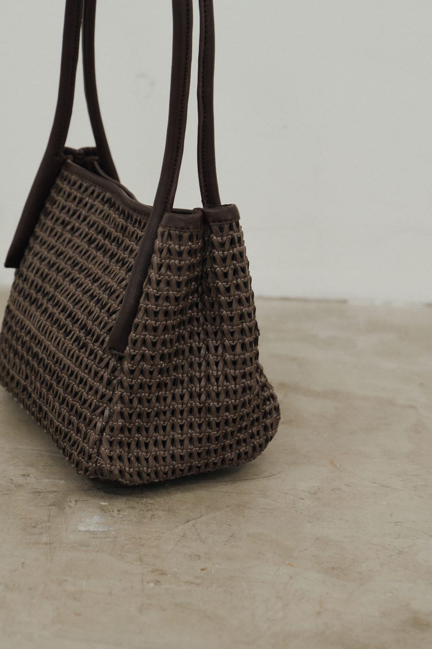 メッシュスクエアバッグ BRN FREE