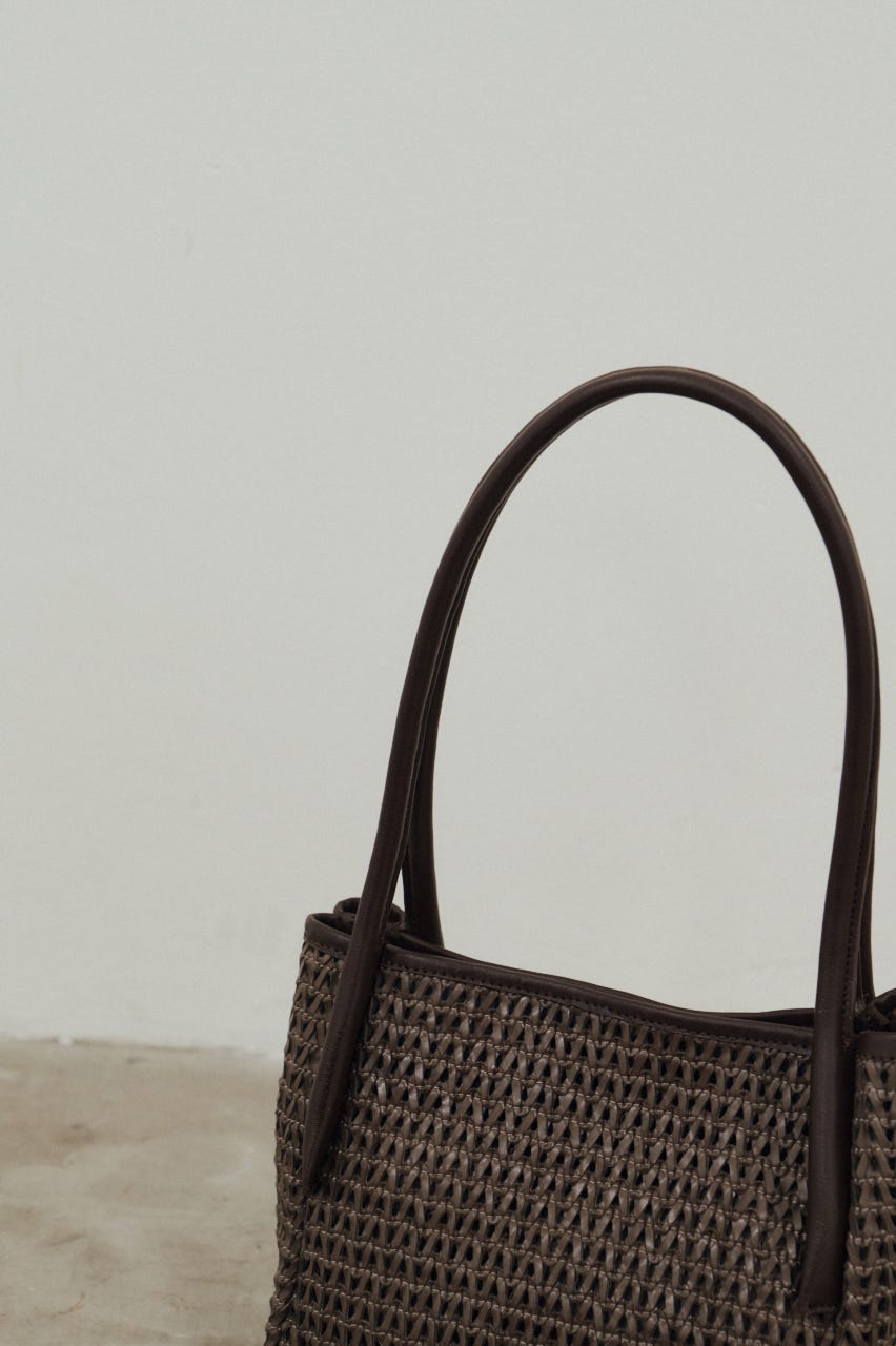 メッシュスクエアバッグ BRN FREE