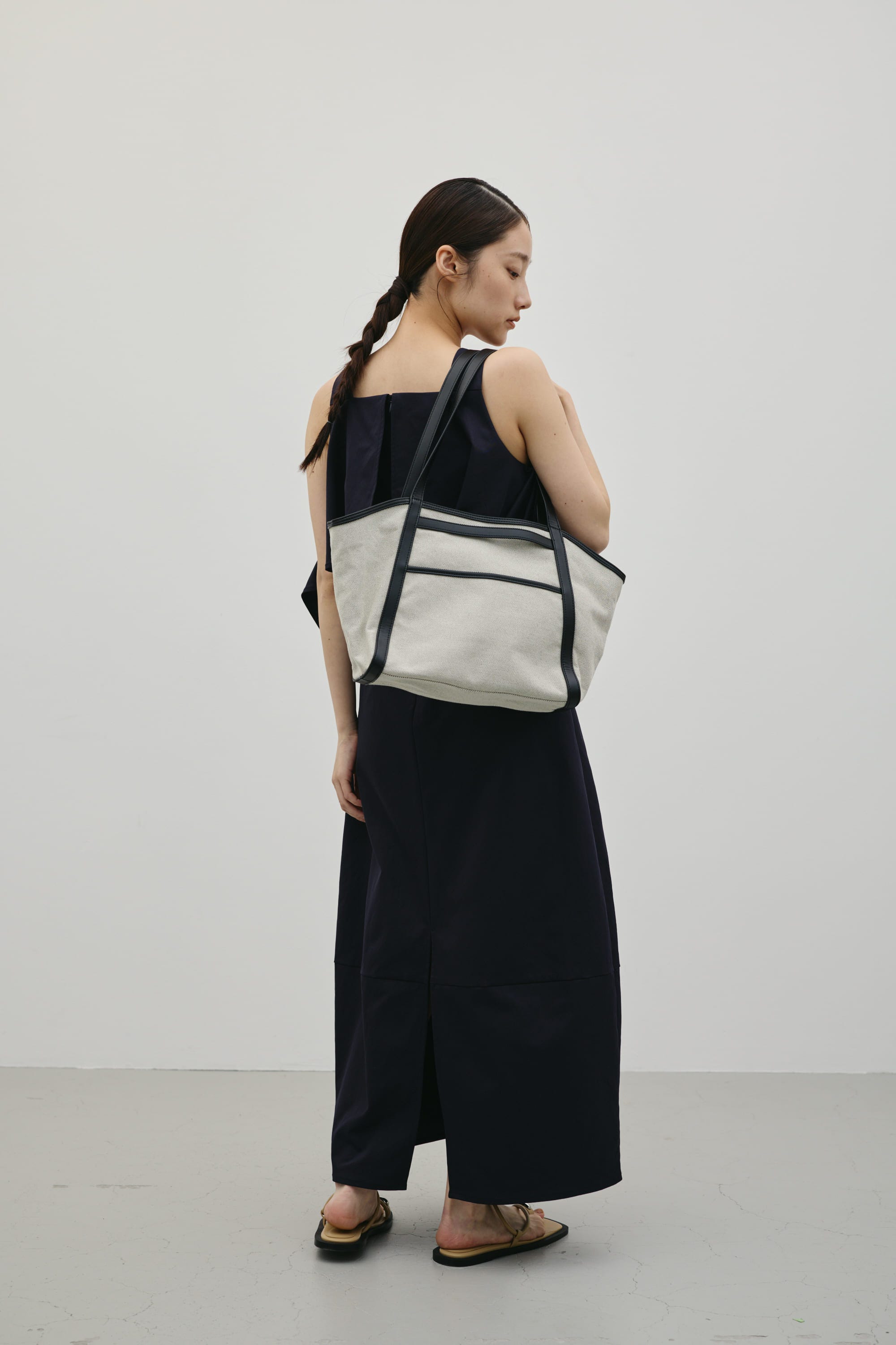 キャンバス2WAYトートバッグ BLK FREE