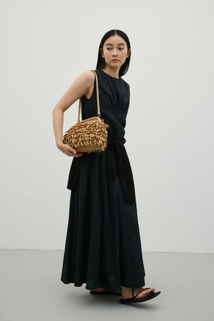 フリンジクラッチバッグ