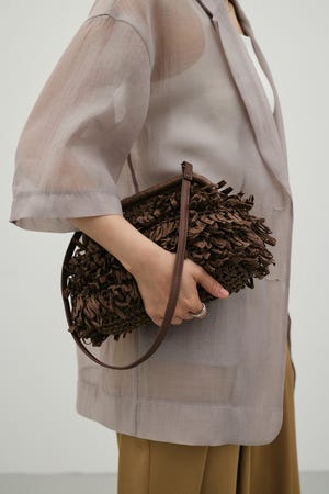 フリンジクラッチバッグ