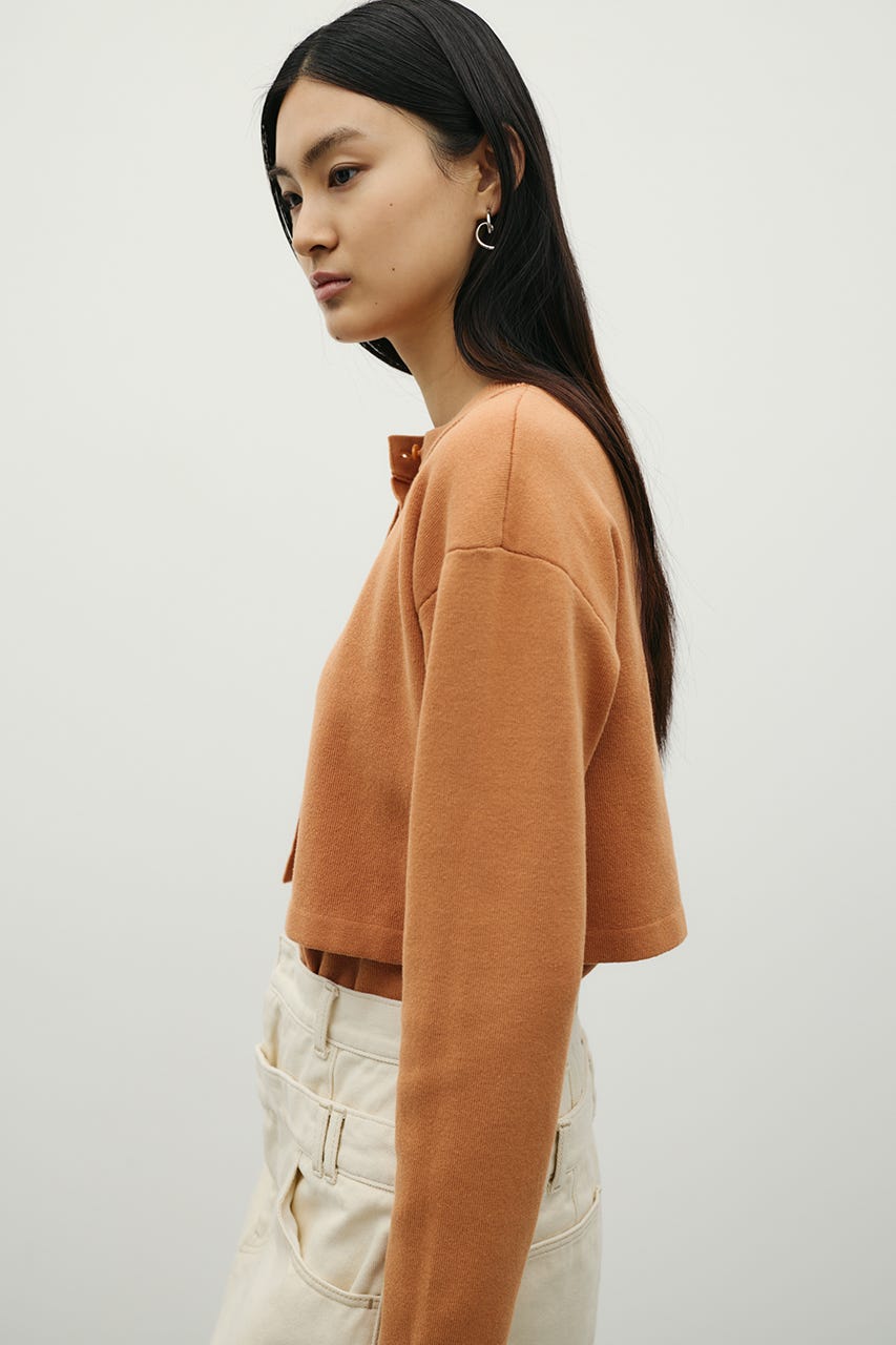 レイヤードニットカーデ ORG FREE