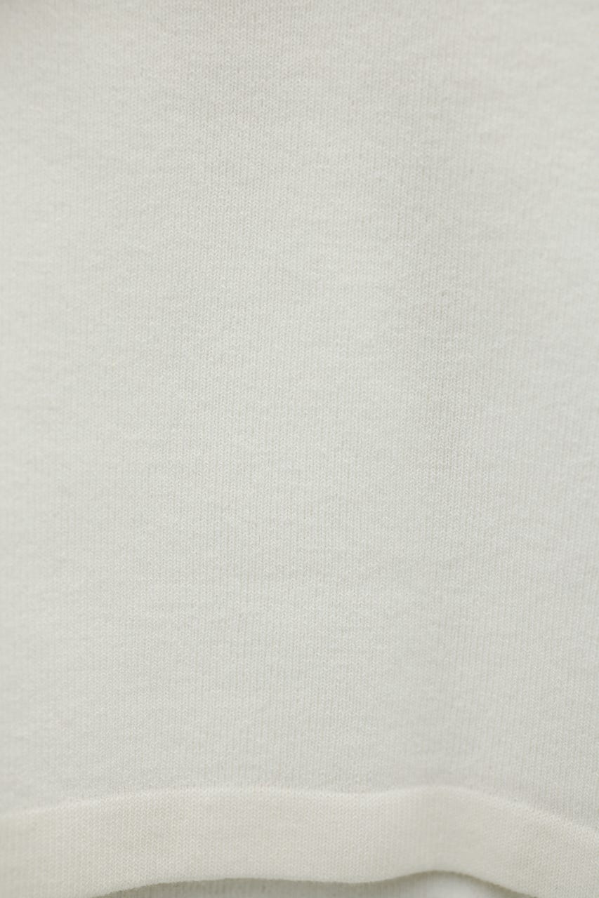 レイヤードニットカーデ WHT FREE