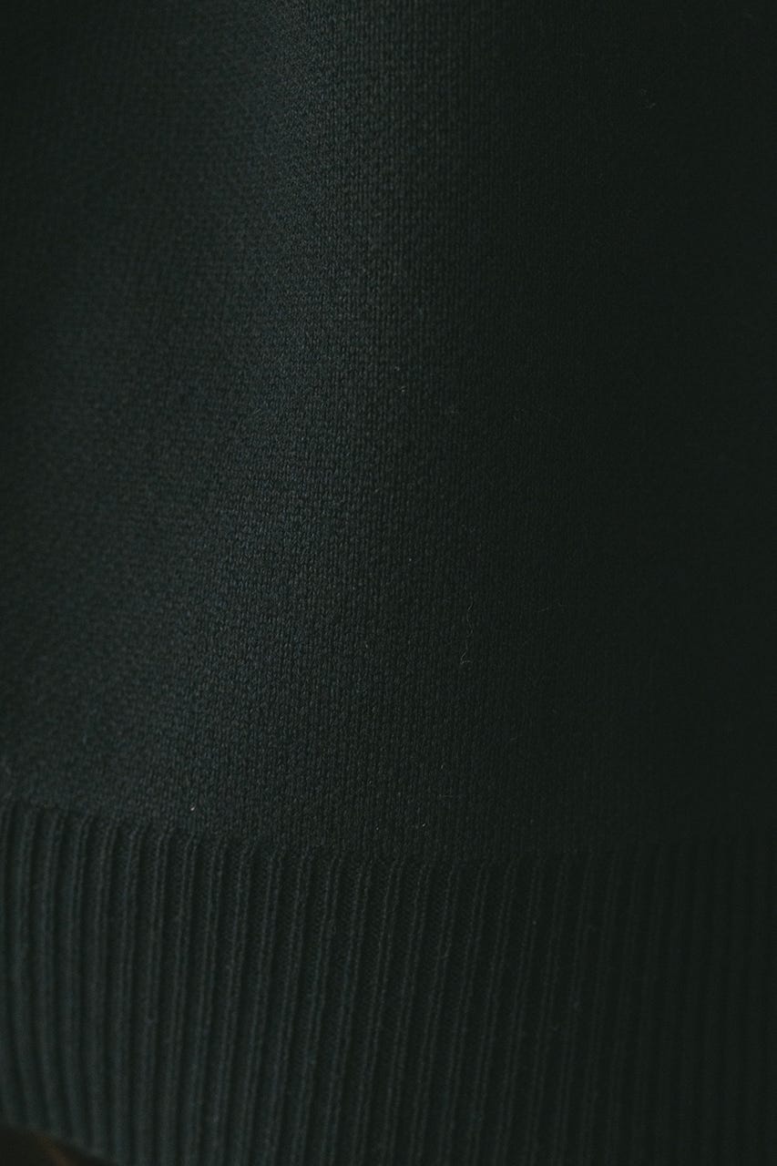 ルーズニットフーディー BLK FREE