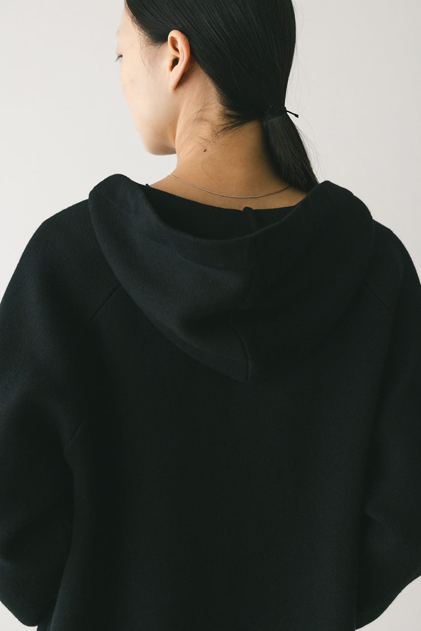 ルーズニットフーディー BLK FREE