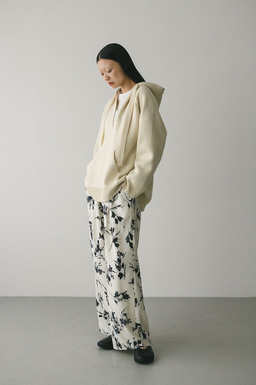 ルーズニットフーディー IVOY FREE