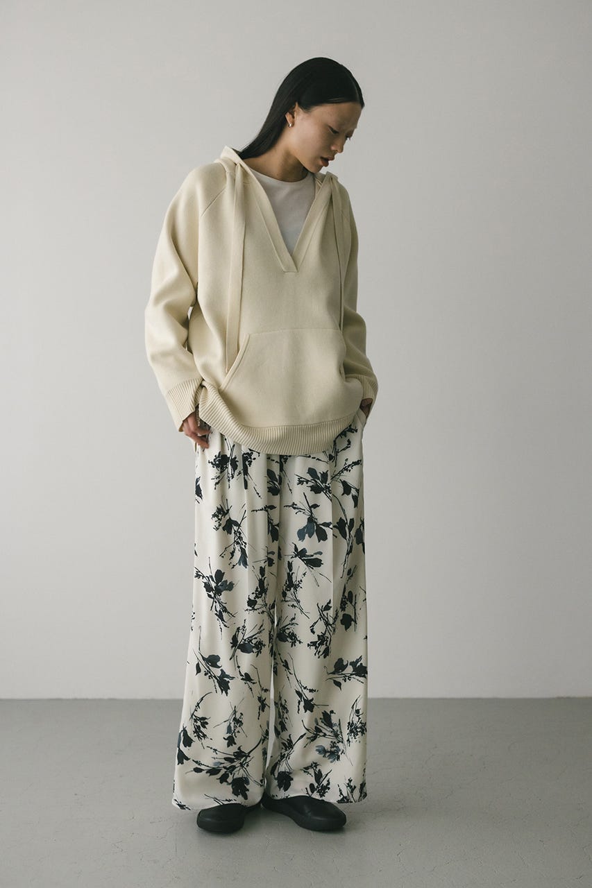 ルーズニットフーディー IVOY FREE