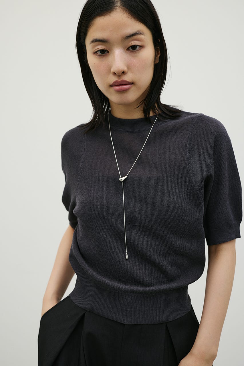 バックオープンニット C.GRY FREE