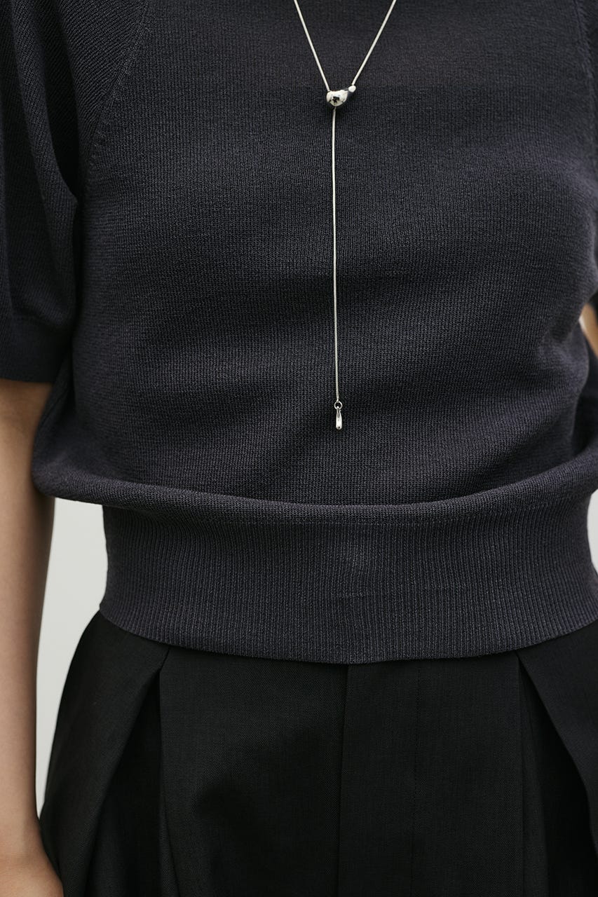 バックオープンニット C.GRY FREE