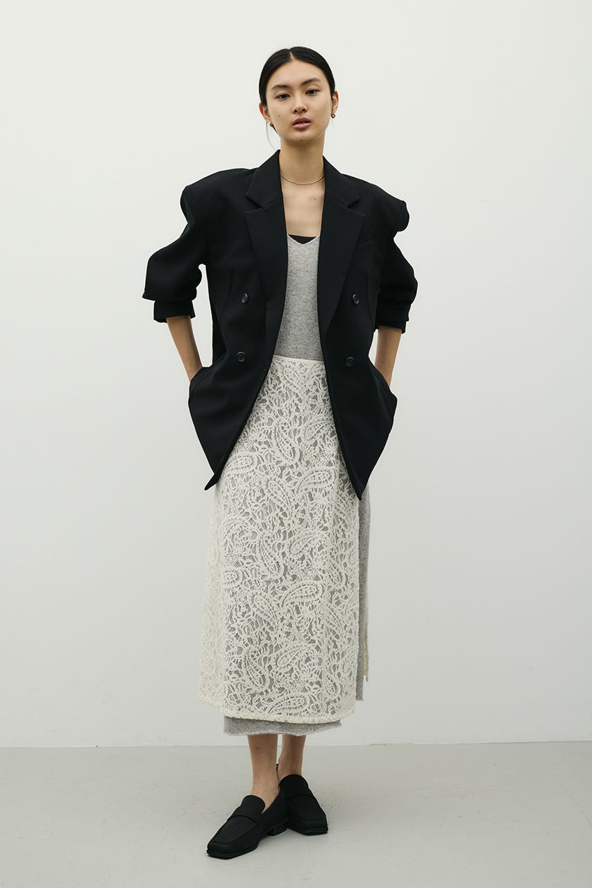 2WAYニットキャミワンピース GRY S