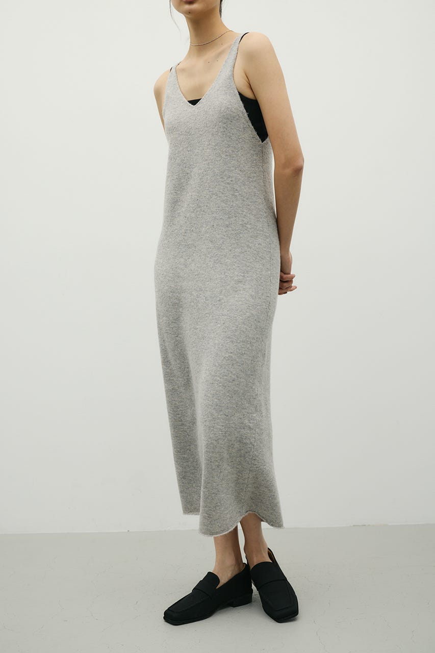 2WAYニットキャミワンピース GRY S