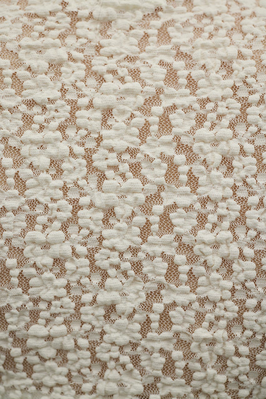 タックショルダーレースカーデ IVOY FREE