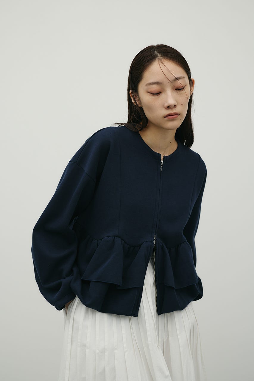 ヘムフリルジャケット NVY FREE