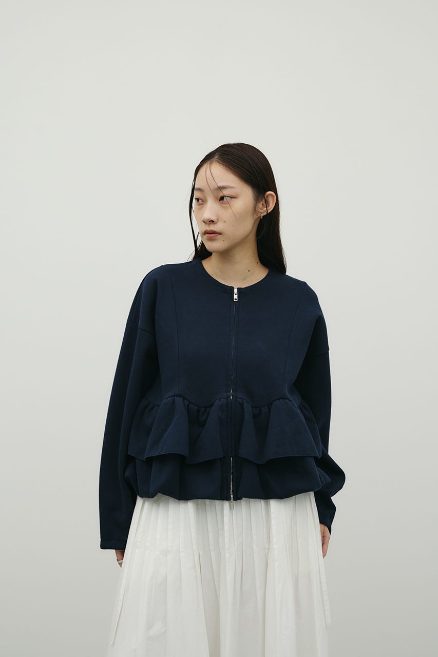 ヘムフリルジャケット NVY FREE