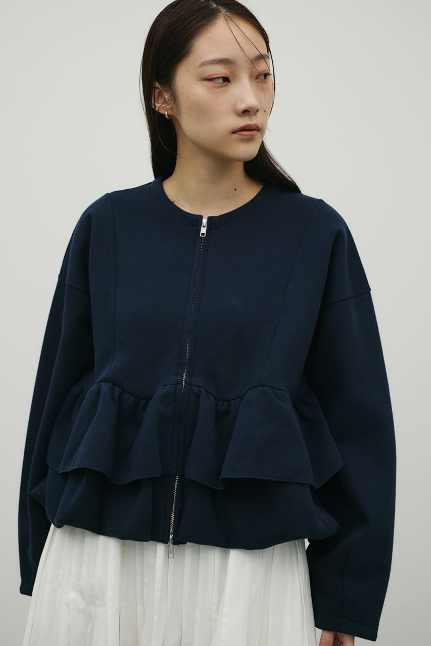ヘムフリルジャケット NVY FREE