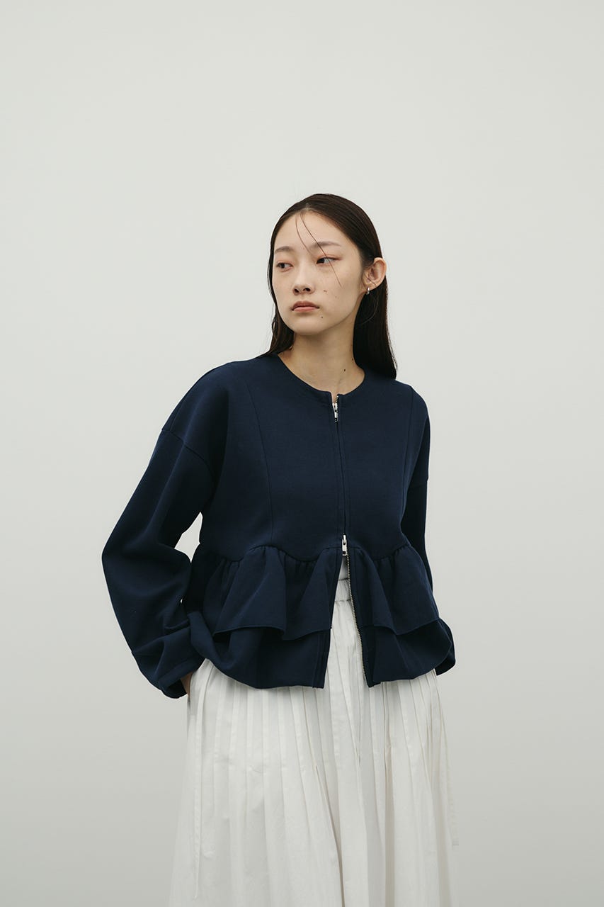 ヘムフリルジャケット NVY FREE