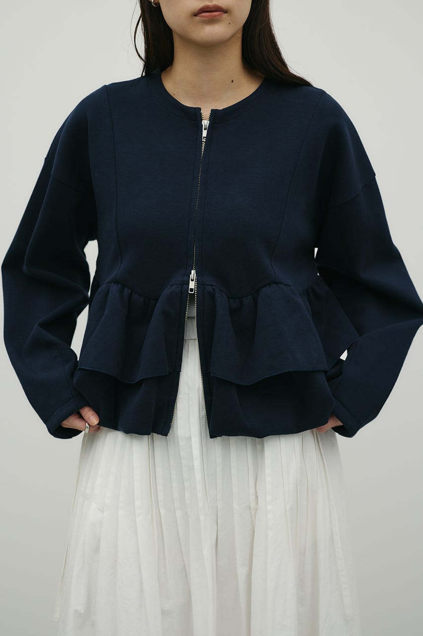 ヘムフリルジャケット NVY FREE