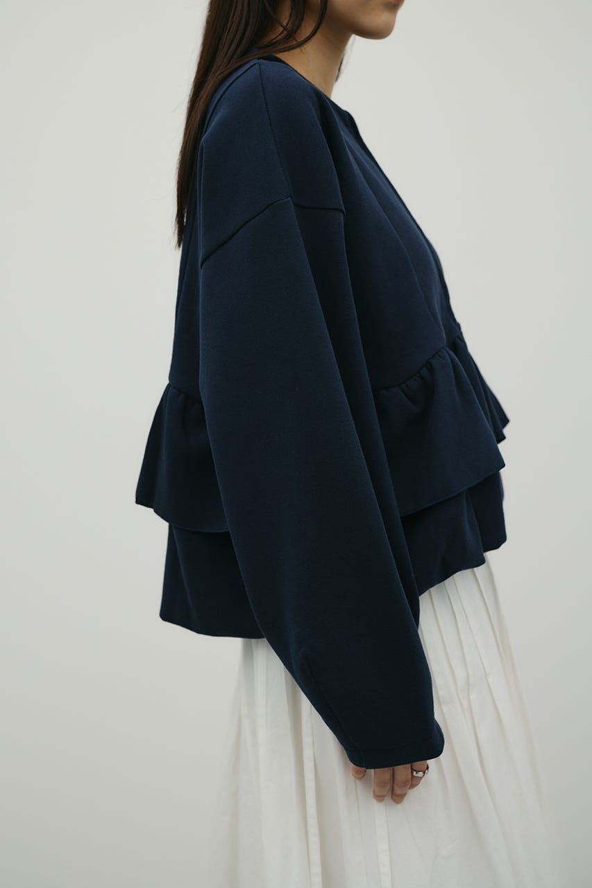 ヘムフリルジャケット NVY FREE