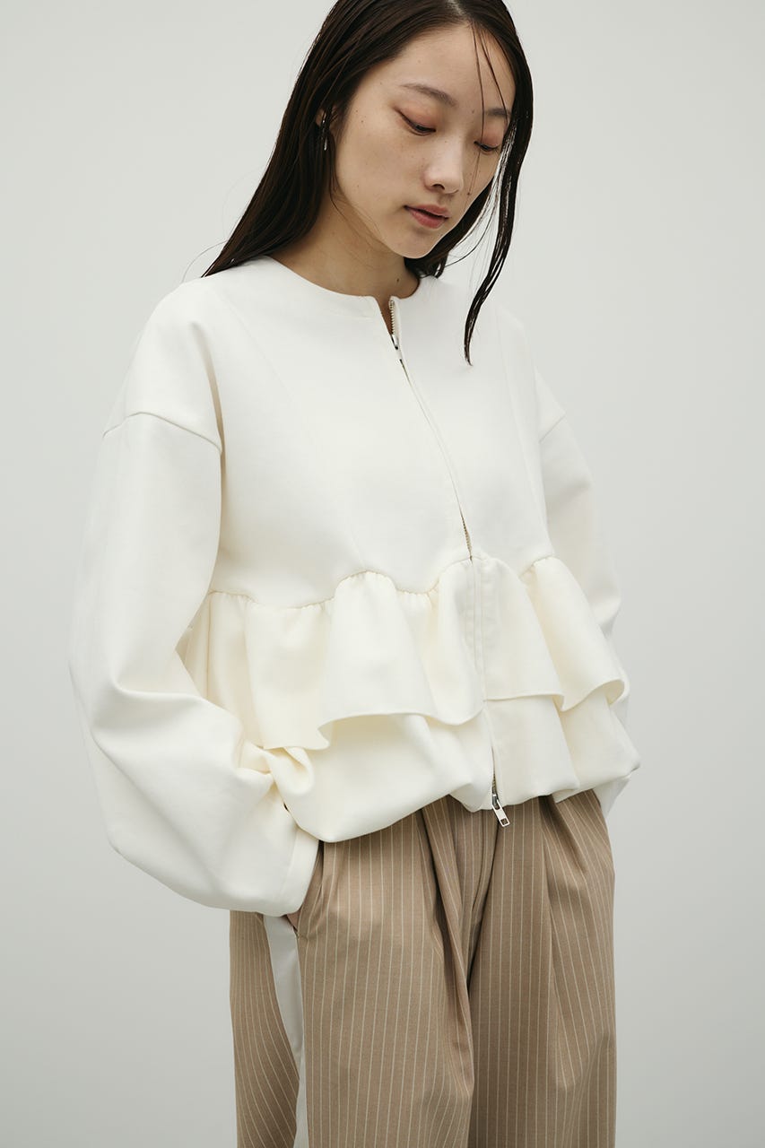 ヘムフリルジャケット WHT FREE